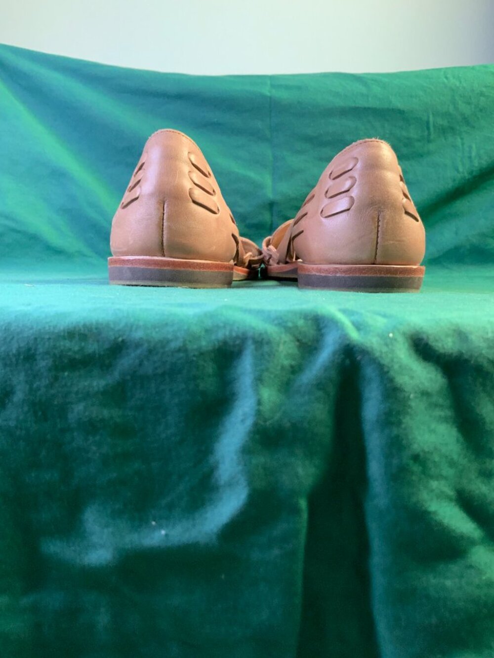 Almond Colored NISOLO Huarache Sandal Size 9 - Picture 7 of 12